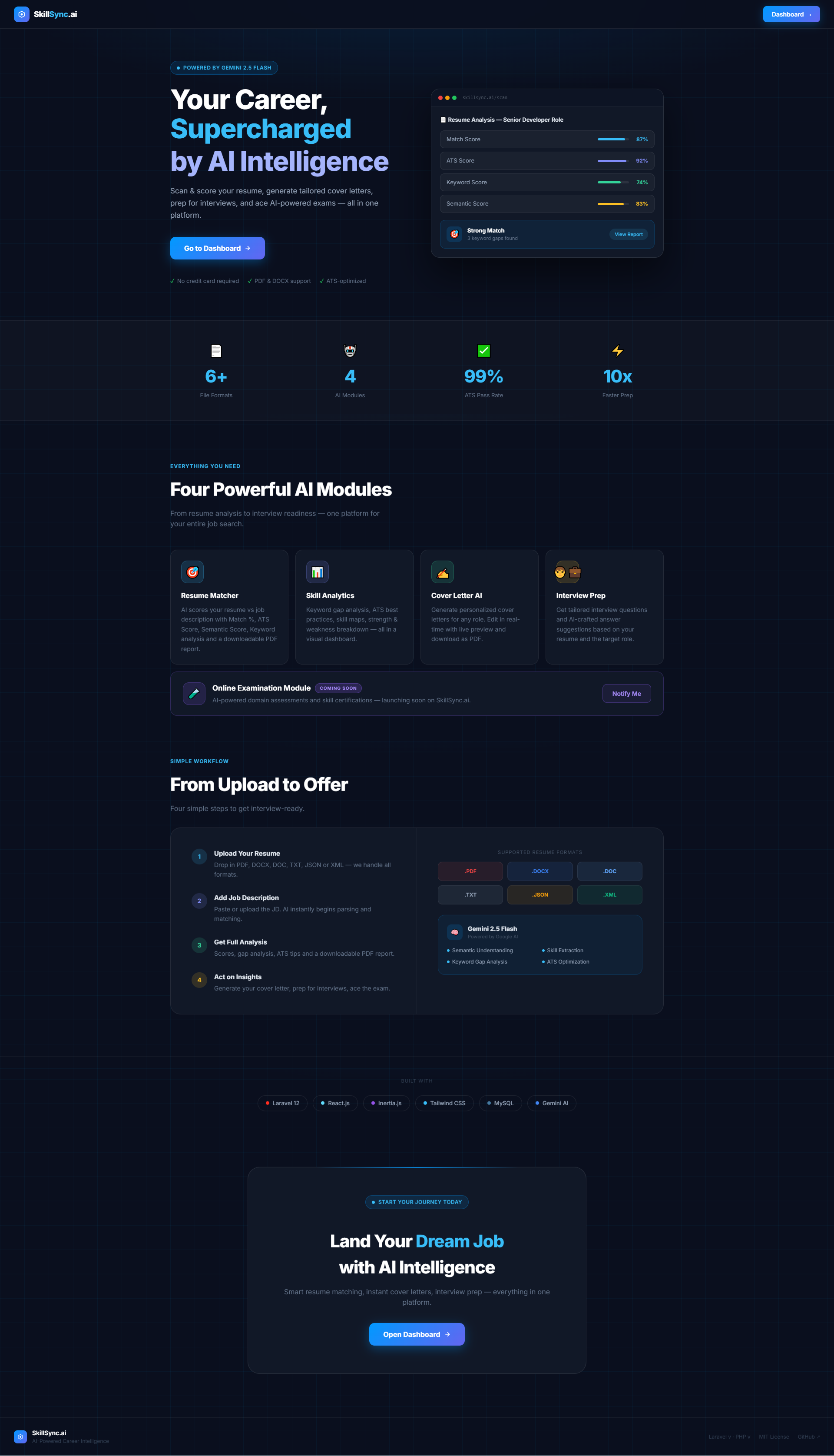 Skill Sync Dashboard
